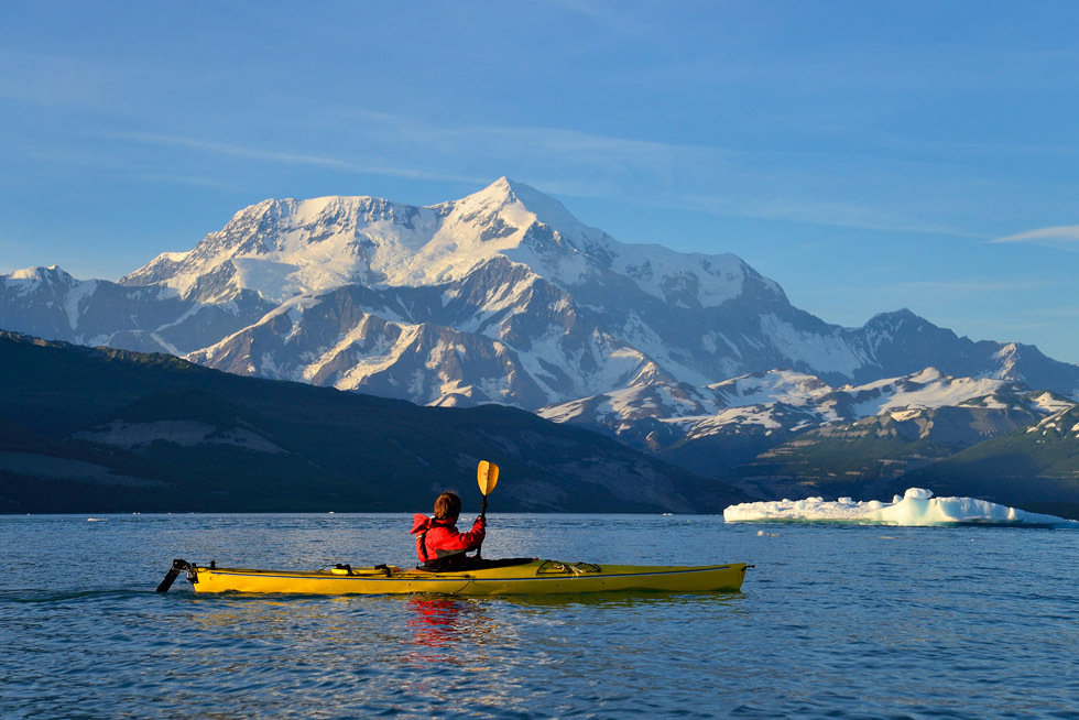 Kayak Root Glacier